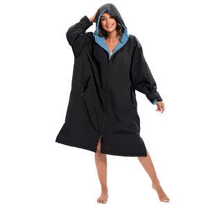 Robe de Chambre Longue Imperméable <span class=keywords><strong>pour</strong></span> Adultes, Noir et Bleu, Vente en Gros, <span class=keywords><strong>Prix</strong></span> en Ligne, Frais de Port Inclus - Product Image 4