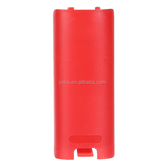 Colorful Plastic Game Battery Case Back Protective Cover for N Wii Remote Game Controller Gamepad Handle Battery Shell