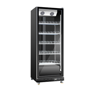 Refrigerador Vertical Comercial Xiangming con Puerta de Vidrio <span class=keywords><strong>para</strong></span> Exhibición de Bebidas y Logo Personalizado Gratis <span class=keywords><strong>para</strong></span> Bar - Product Image 1