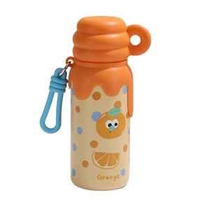 Botella de Agua Aislada al Vacío de Acero Inoxidable con Diseño de Dibujos Animados para Niños, Estudiantes y Escolares, Libre de BPA, con Correa - Product Image 5