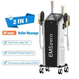 Máquina de belleza Ems para pérdida de peso profesional, masaje de vientre cómodo, máquina de masaje de celulitis con rodillo de succión al vacío Ems