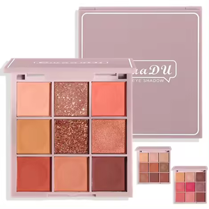 อายแชโดว์แต่งหน้าขนาดเล็กหลายสีออกแบบพิเศษแวววาวชิมเมอร์เคลือบ 9 สีจานสีอายแชโดว์ขนาดเล็ก - Product Image 2