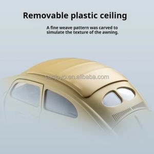 Coche de Escalada Eléctrico RC 1/12 TYPE82E Beetle con Control Remoto, Tracción a las Cuatro Ruedas, Simulación Metálica, con Cargador, Listo para Usar - Product Image 4