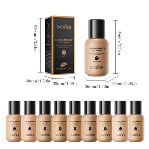 Offre Limitée : Fond de Teint Liquide Mat Longue Tenue SADOER – Éclaircissant, Contrôle du Sébum, Hydratant, Non Gras, Format Voyage - Product Image 6