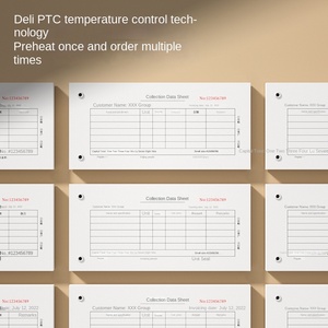 Deli GB777 Alta Qualidade Elétrica Perfuração Escritório Arquivo Encadernação Máquina Automática Financeira Riveting com Hot Melt Característica - Product Image 5