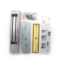 Serrure électromagnétique cachée pour extérieur, serrure électrique électromagnétique, serrure de porte magnétique de 180 kg avec télécommande pour porte coulissante