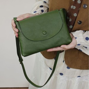 <b>Small</b> Square Crossbody <b>Bag</b> Green 7 Inch Cover Type Portable Everyday Use Women's Shoulder <b>Bag</b> - Product Image 2