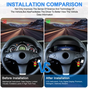 NaviHua Auto <b>Digital</b> Instrument Panel <b>for</b> Benz E Class W212 2010-2015 NTG 4.0/4.5 LCD Dashboard - Product Image 3