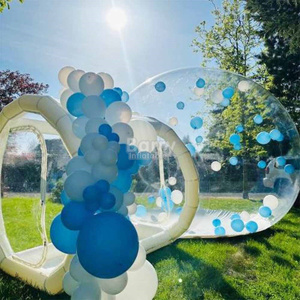 Casa de burbujas de alta calidad, globos inflables, casa de globos de burbujas dobles, casa de burbujas inflable con globos - Product Image 3