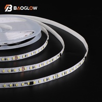 Prix de gros usine Bande LED flexible SMD 2835 DC 24V 10W/M 8MM 3000K 4000K 6500K, Lumières LED blanches serpentines