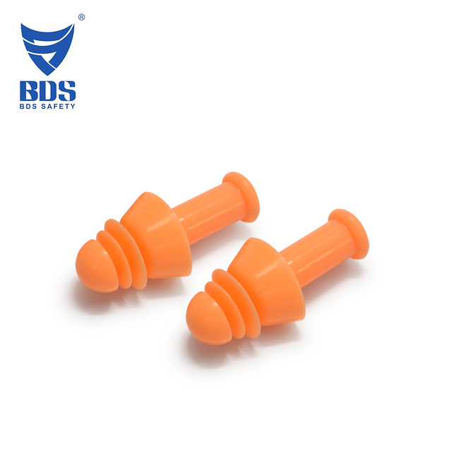 Custom Reusable Soft Silicone Earplugs for Noise Cancellation for Work Swimming Hearing Protection