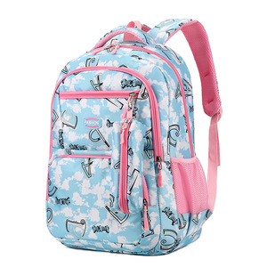 Vente en gros de sacs à dos Oxford à imprimé graffiti, sacs de lycée de grande capacité, sac à dos pour enfants de meilleure qualité avec étui à stylos - Product Image 2