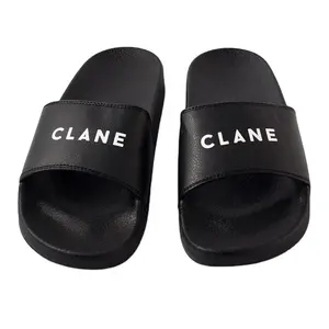 Factory Wholesale Custom Logo Size And Color PU Summer Slippers Unisex Chinese Style Mules Slide Slippers At Prices