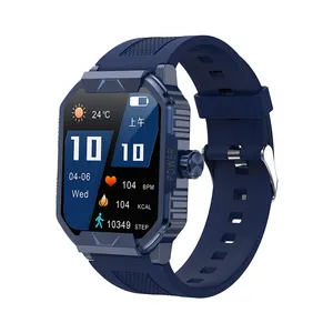 Amazon Hot Selling NFW06 Smartwatch Fitness Tracker Sleep BT Call Heart Rate Blood Pressure Business Style Men's Style