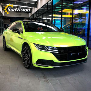 Vinilo autoadhesivo para coche, película de PVC para envolver el coche, color verde, Coral mágico - Product Image 2