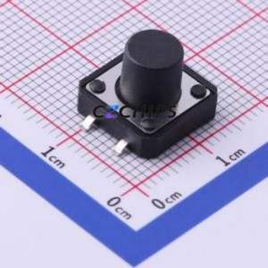 TS-1094S-A12B3-D1 Tactile Switch SMD-4P,12x12mm Switch Single Pole Single Throw Round Button 12mm 12mm - Product Image 1