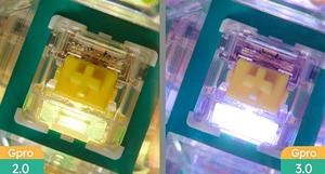 GATERON G Pro 3.0 สีฟ้าKS-9 คลิก 3 ขา 5 ขา 60 กรัมRGB SMDเกมกลDIYร้อนแลกเปลี่ยนคีย์บอร์ด - Product Image 4