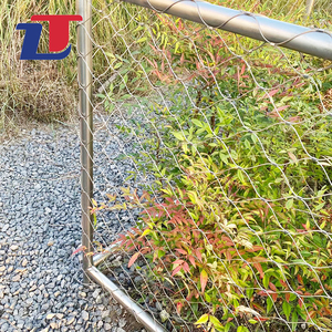 304/316L Zoo lưới chuồng chim vẹt ferrule dệt mềm ban công mùa thu bảo vệ lưới thép không gỉ dây lưới - Product Image 4