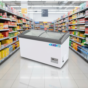 Refrigerador de Exhibición Comercial Nuelead NE-450DT de Gran Capacidad, 450L, para Supermercados y Restaurantes, Congelador Horizontal para Helados, Enfriamiento Directo - Product Image 6