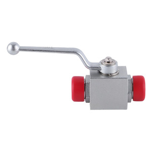 Hongsheng KHB 3K วาล์วบอล G1/2 L1112 01เหล็กสแตนเลสบอลวาล์วควบคุมทิศทางไฮดรอลิก - Product Image 2