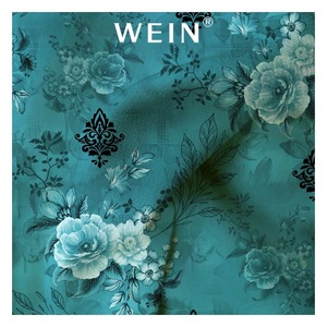 WI-B28 Newest Woven Poly Digital Custom <strong>Printed</strong> Muslin Crepe Koshibo <strong>Fabric</strong> For Muslin Dress - Product Image 3