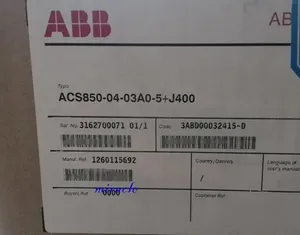 Convertidor de Frecuencia Industrial Acs850-04-08A0-5, Serie Completa Acs800, Acs850 (+Configuración), Nuevo, Precio Negociable - Product Image 1