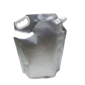 Bolsa de seguridad de aluminio de 3 kg con impresión por huecograbado, a prueba de fugas, con boquilla vertical, para reactivo de PU, agente químico líquido - Product Image 5