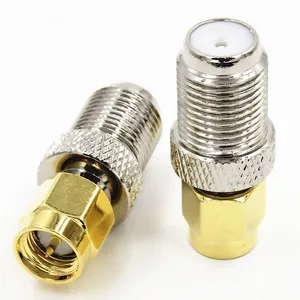 High Quality F Type Female To SMA Male Plug Coaxial Adapter Connector