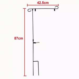 Drapeau de jardin personnalisé double face par sublimation, drapeaux de jardin décoratifs double face personnalisés, drapeaux de jardin par sublimation - Product Image 5