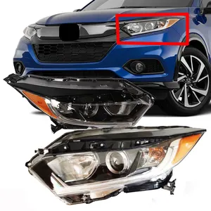 Car Basic Halogen W/LED DRL Usa Version Headlight For Honda Hrv HR-V 2019 2020 2021 2022 Head Lamp Lights
