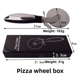 Tagliabiscotti <span class=keywords><strong>in</strong></span> Acciaio Inossidabile, Utensili per Pasticceria, Paletta per Formaggio, Spatola, Rotella Tagliapizza, Coltello Tagliapizza - Product Image 4