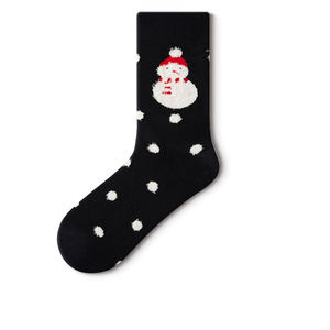 Calcetines Navideños Personalizados para Mujer, Calcetines Divertidos con Diseño de Santa Claus, Paquetes Múltiples con Logotipo en la Parte Inferior, Medias Personalizadas para las Fiestas - Product Image 6
