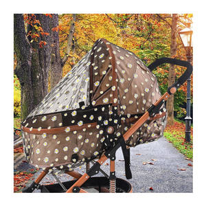 四季婴儿推车蚊帐加密网布可折叠透气全盖儿童婴儿车套 - Product Image 1