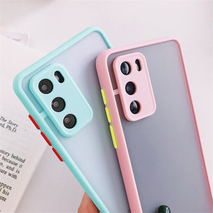 Objectif de caméra protéger TPU PC couverture arrière antichoc mat Transparent coque de téléphone pour <span class=keywords><strong>Huawei</strong></span> P60 Pro P30 P40 Lite Mate 20 30 <span class=keywords><strong>Nova</strong></span> <span class=keywords><strong>5T</strong></span> - Product Image 5