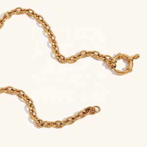 Collar con Colgante Dingran Novedad Juego de Collares de Cadena Joyería de Acero Inoxidable Bañado en Oro - Product Image 6