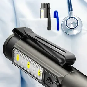 LED-Stift leuchte mit eingebautem TYPE-C aufladung sclip, kompakter und tragbarer UV-lila Licht taschenlampe