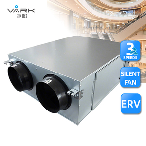 Système de récupération d'air 1500 m³/h avec récupération d'énergie, ventilateur DC 3 <span class=keywords><strong>vitesses</strong></span>, débit d'air élevé, ERV HRV MVHR commercial pour plafond 2026 - Product Image 1