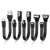 Cable de Datos USB 2.0 a Tipo-C, Plano, con Conductor de Cobre Estañado y Revestimiento de Silicona para Uso en Automóviles, Carga de 2A