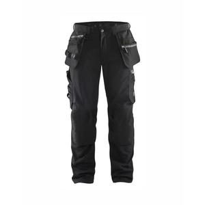 BLAKLADER - 180525139900D112 Pantalones artesanos Softshell Black - EAN 7330509751886 PANTALONES DE TRABAJO DE CARGA - Product Image 1