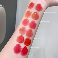 Nouveau design de rouge à lèvres double embout, longue tenue et waterproof, cosmétiques