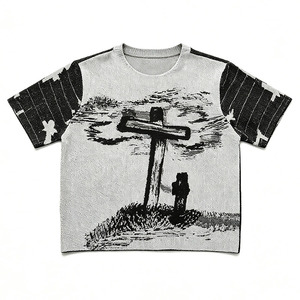 Nuova Collezione di T-Shirt Personalizzate con Motivi di Tappezzeria, <span class=keywords><strong>Polo</strong></span> e <span class=keywords><strong>Felpe</strong></span> Oversize con Zip - Product Image 5