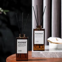 Diffuseur de parfum en roseau floral de 150 ml en gros, flacon de diffuseur fantaisie, flacon de diffuseur en verre vide