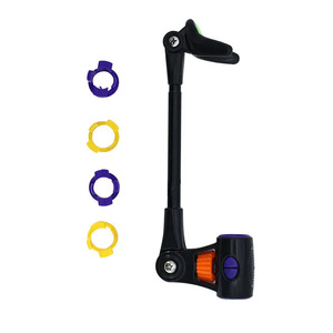 Support de canne à pêche universel coloré à fixation arrière, pliable en métal, rotation multidirectionnelle, tête en forme de V, accessoire - Product Image 1