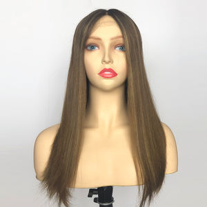 Perruque Naturelle <span class=keywords><strong>Mi</strong></span>-Longue de <span class=keywords><strong>Cheveux</strong></span> Humains Remy de Couleur Mixte Offre Spéciale avec Lace Front pour Femmes - Product Image 6