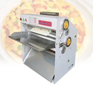 Hot Sale Electric Automatic Forming Sheeter Skin Flattener Rolling Crust Press Pizza Dough Making Machine For Shop Pie Home
