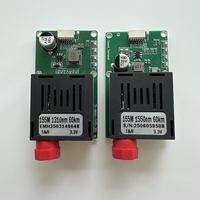 Module émetteur-récepteur à fibre optique pour drone 60KM CRSF/SBUS CVBS Vidéo TX RX Interface FC Carte de transmission optique intégrée