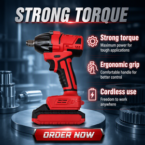 Llave de impacto inalámbrica sin escobillas de 500N.m, <span class=keywords><strong>pistola</strong></span> de impacto eléctrica de litio con accionamiento de 1/2 pulgada, llave de alto torque <span class=keywords><strong>para</strong></span> reparación de neumáticos de automóvil. - Product Image 5