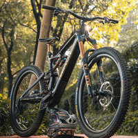 Nouveau modèle 2026 Vélo de montagne électrique à suspension intégrale noir ou gris Amflow Ebike MTB