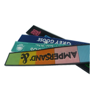 מים הוכחת החלקה בר דלפק מחצלת רך גומי לשפוך מחצלות בירה רפידות PVC שתיית בירה בר מחצלת עם לוגו - Product Image 3