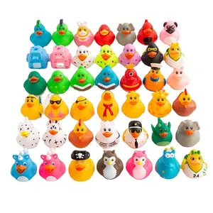 Big 3cm Exotic Miss Skeleton 12cm Weight Natural Garden Horses Trump Kids Rubber Bathroom Toy Duck for the Bath in Swimming Pool